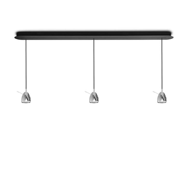 Led-3er-Pendelleuchte YLUX-3PL-1540-C-KP-Kopf alu poliert Led-3er-Pendelleuchte YLUX-3PL-1540-C-KP-Kopf alu poliert