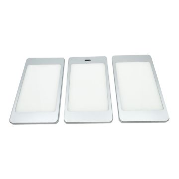 Mboilux LED-Küchenunterbauleuchte MOBiBLADE SENSOR 3er-SET 3x6W 3000K silber