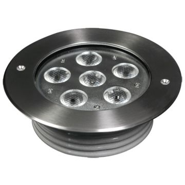Mobilux LED-Bodeneinbaustrahler IP67 R240V 2x6W 30° 3000K silber
