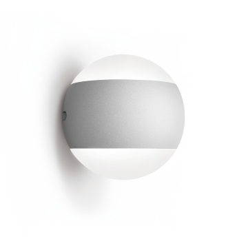 Mobilux LED-Wandaußenleuchte LUNA S 2-flg. IP65 3000K weiß