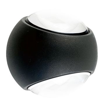 Mobilux LED-Wandaußenleuchte SOL 2700K IP54 dunkelgrau