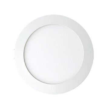 Mobilux LED-Einbauleuchte MOBiDIMPANEL 145R 8W 3000K weiß