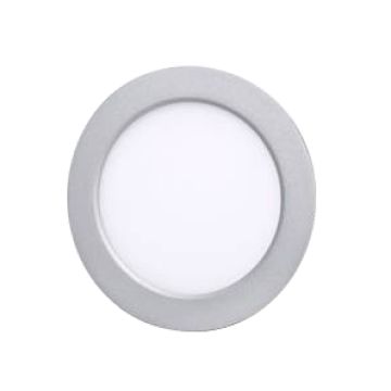 Mobilux LED-Einbauleuchte MOBiLED PANEL 180R 12 W 3000K silber