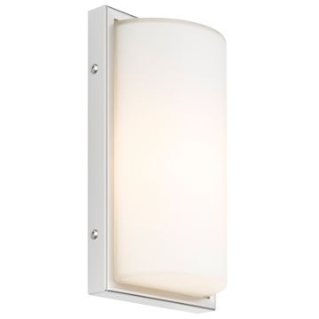 LCD Wandaußenleuchte mit Sensor 29x17cm Edelstahl 040SEN