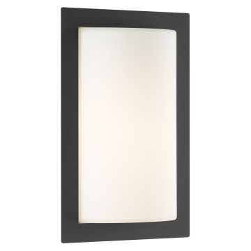 LCD Wandaußenleuchte mit Sensor 31x20cm graphit 044SEN
