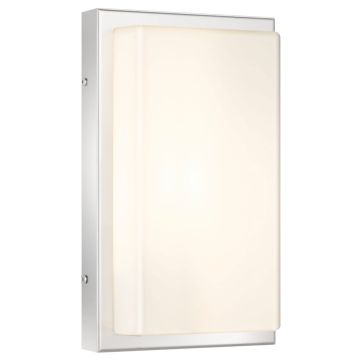 LCD Wandaußenleuchte mit Sensor 29x17cm Edelstahl 048SEN