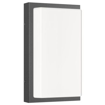 LCD Wandaußenleuchte mit Sensor 29x17cm graphit 058SEN
