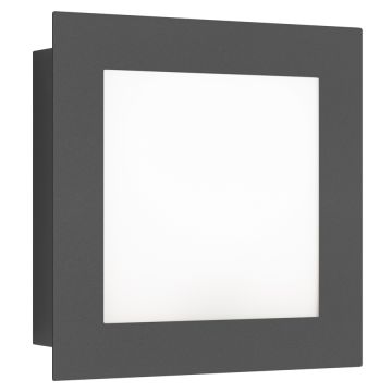 LCD LED-Wandaußenleuchte Graphit 3007LED