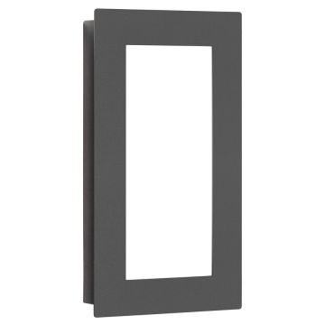 LCD LED-Wandaußenleuchte 30x17cm Graphit 3008LED