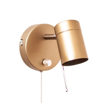 By Rydens Wandleuchte Correct 1-flam Gold matt 4300190-6501
