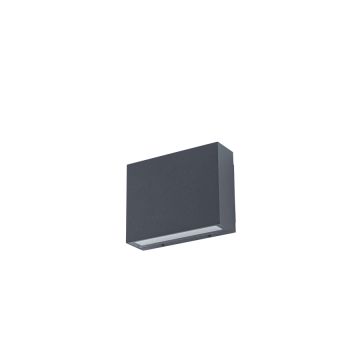 LCD LED-Wandaußenleuchte Up & Down 9,4x12cm Graphit 5110