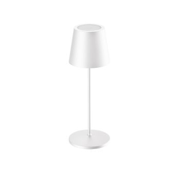 LCD LED-Akku-Tischleuchte 35cm Weiß 5141