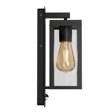 LCD Wandaußenleuchte mit Bewegungsmelder 38x12cm Graphit 5186