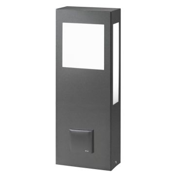 CMD LED-Pollerleuchte AQUA PAULO 40cm anthrazit (mit Steckdose für EU-Stecker) 79/ST