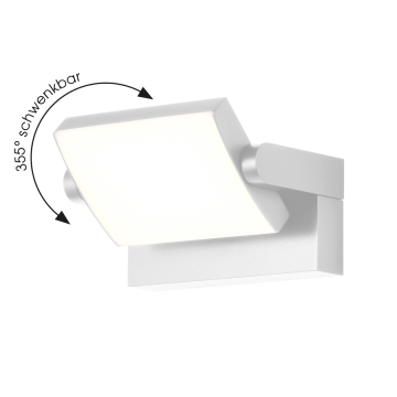 CMD LED-Wandaußenleuchte 9110 Weiß CCT Switch