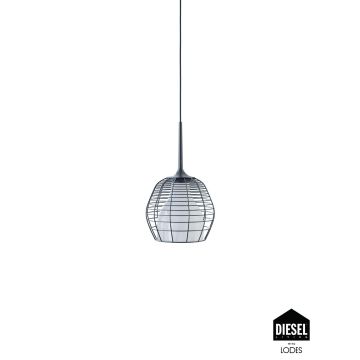 Diesel Pendelleuchte CAGE schwarz/weiß 27cm 501003