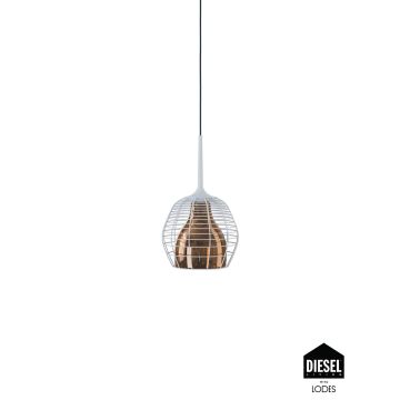 Diesel Pendelleuchte CAGE weiß/Bronze 27cm 501002
