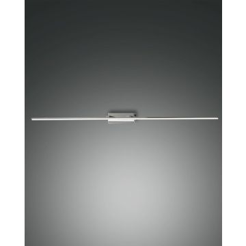Fabas Luce LED-Spiegelleuchte NALA Chrom 109,5 cm 3361-29-138