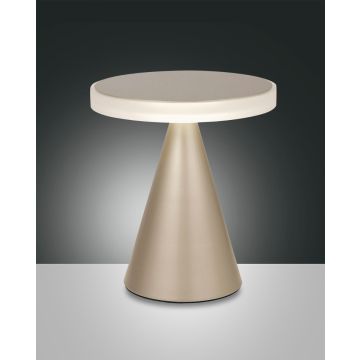 Fabas Luce LED-Tischleuchte NEUTRA gold 27cm 3386-35-225