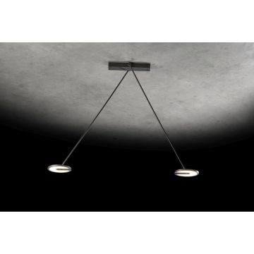 Holtkötter LED-Deckenleuchte JANUS 100cm schwarz 2182-2-55