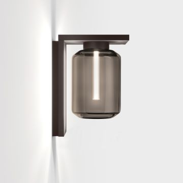 IP44 LED-Wandaußenleuchte DIA F braun 91251-CB