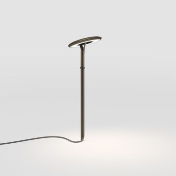 IP44.de Leuchten LED-Erdspießleuchte PAD 2700K dunkelbraun 91065-27-CB