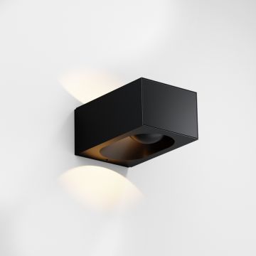IP44.de Leuchten LED-Wandaußenleuchte PIP.2 DALI-2 ready schwarz 91121-xx-DR