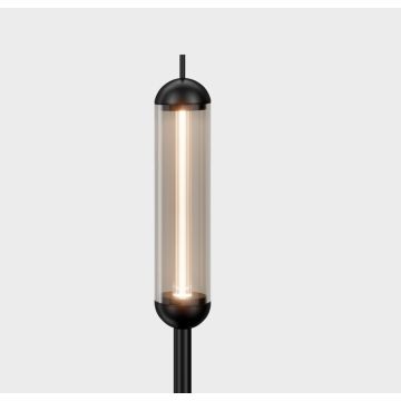 IP44.de Leuchten LED-Erdspießleuchte REED 125cm schwarz 93823-BL