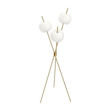 Kundalini LED-Stehleuchte KUSHI FLOOR Messing K2281059O
