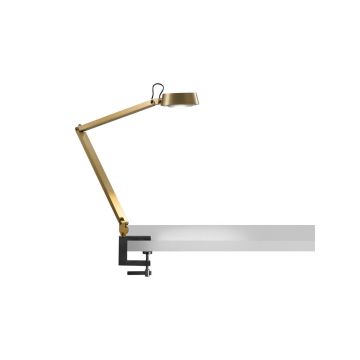LED-Schreibtischleuchte mit Tischklemme DARK 10W Messing