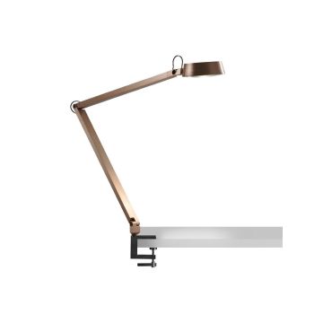 LED-Schreibtischleuchte mit Tischklemme DARK 15W rosegold