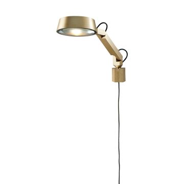 LED-Wandleuchte DARK Messing