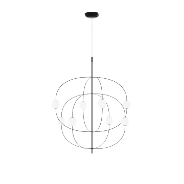 Lodes LED-Pendelleuchte AXIA 78cm schwarz 3000K 25121 2230