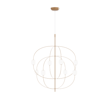 Lodes LED-Pendelleuchte AXIA 78cm Bronze 3000K 25121 4630