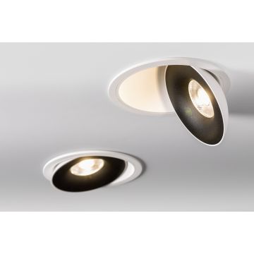 Lupia LED-Einbaustrahler SATURN weiß/schwarz 3000K 3121-1-8