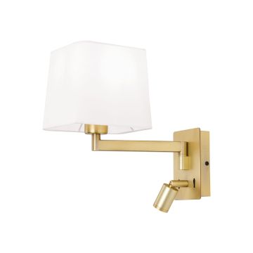 orion- Wandleuchte CARLTON 29cm messing WA 2-1469/1 MS-matt