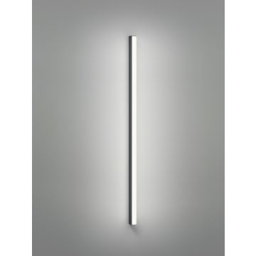 LED-Spiegelleuchte PONTO-S Schwarz matt 120cm