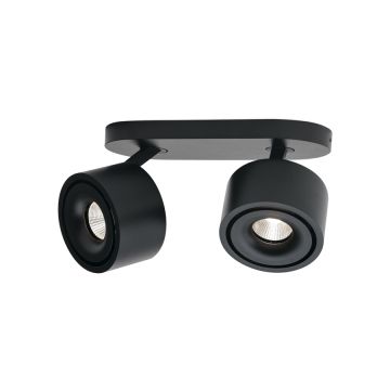 Orion 2-er LED-Deckenstrahler SPECTER schwarz DIM2WARM