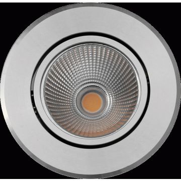 LED-Einbaustrahler MOBiDIM COB POWER 12W R 830 45° alu