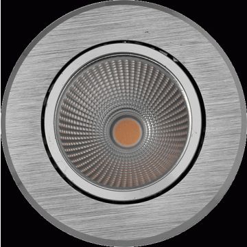 LED-Einbaustrahler MOBiDIM COB POWER 12W R 830 45° alu