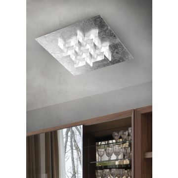 LED-Deckenleuchte CRISTALLI 50x50cm