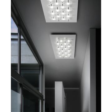 LED-Deckenleuchte CRISTALLI 80x50cm