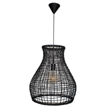 By Rydens Pendelleuchte Seagrass 49 cm Schwarz 4200010-4000