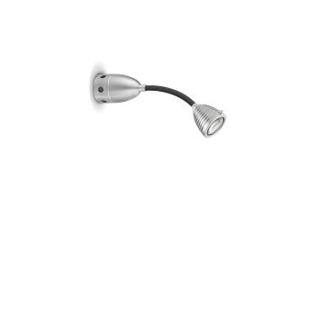 Less´n´more LED-Wand-/ Deckenleuchte Athene A-BDL1 Kopf  15 cm Flexschlauch 