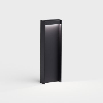 IP44.de LED-Pollerleuchte SLAT 70cm schwarz 91032-BL