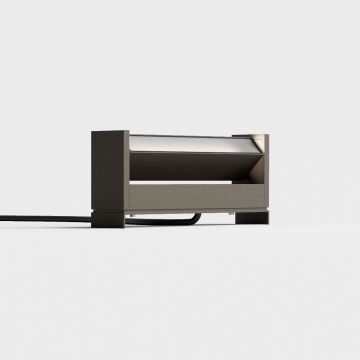 IP44.de LED-System-Erdspießstrahler SLAT PIKE CONNECT braun 91030-CB-CO