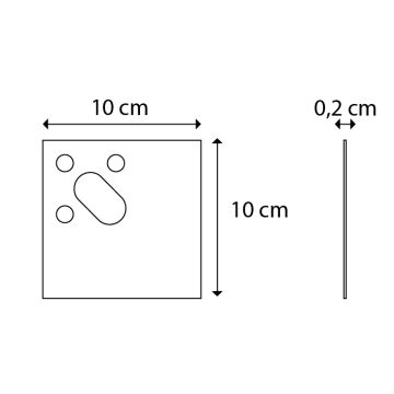 Lodes Deckenadapter für PUZZLE Serie