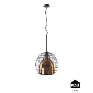Diesel Pendelleuchte CAGE schwarz/Bronze 45cm 501008