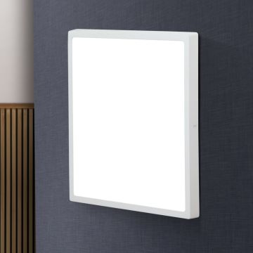 Hausmarke LED-Deckenleuchte 40x40cm LERO DL 7-645/40 weiß