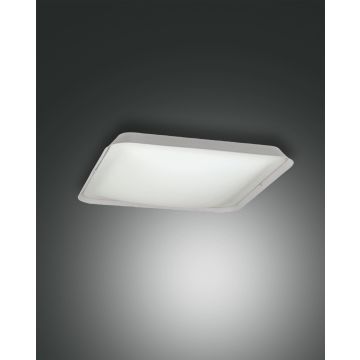 Fabas Luce LED-Deckenleuchte HUGO 25x25cm weiß 3645-61-102